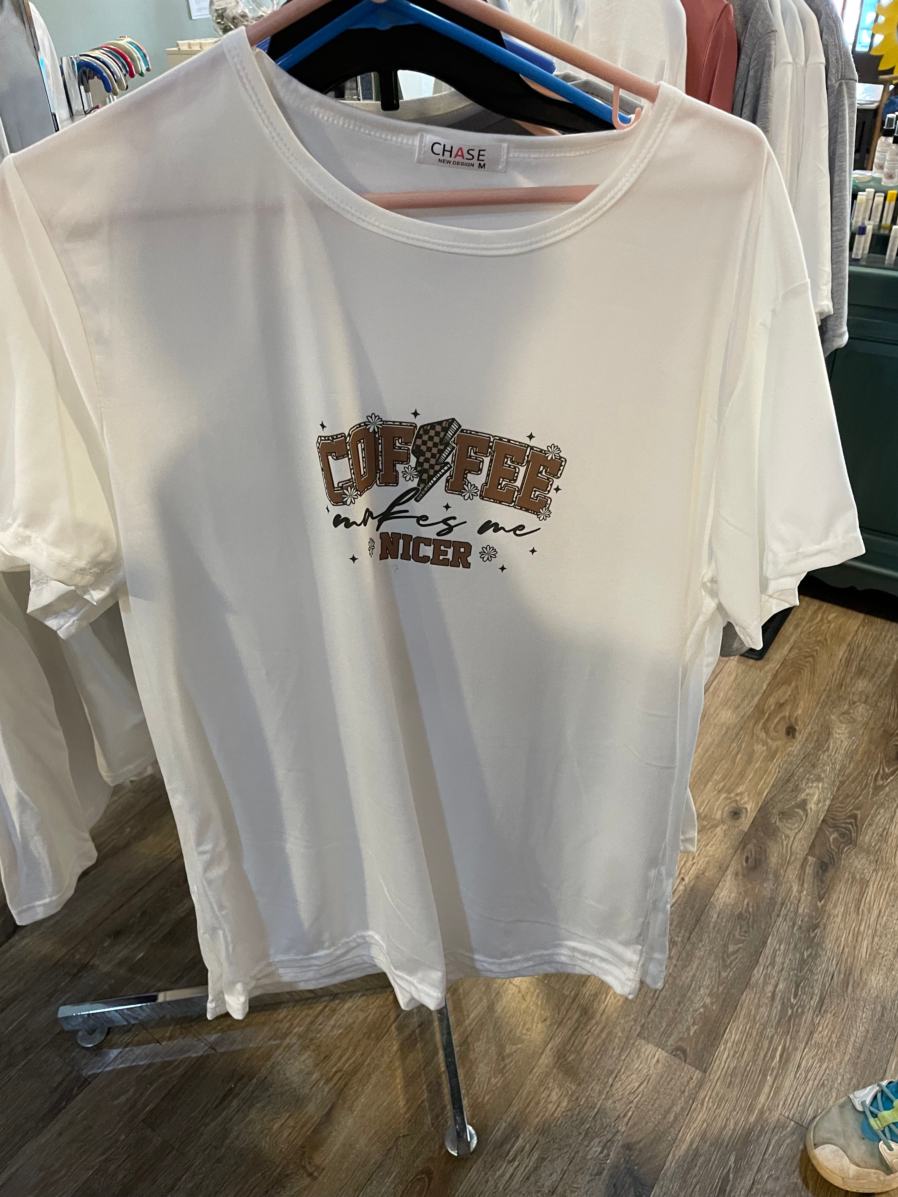 Coffee T-shirt, Size M