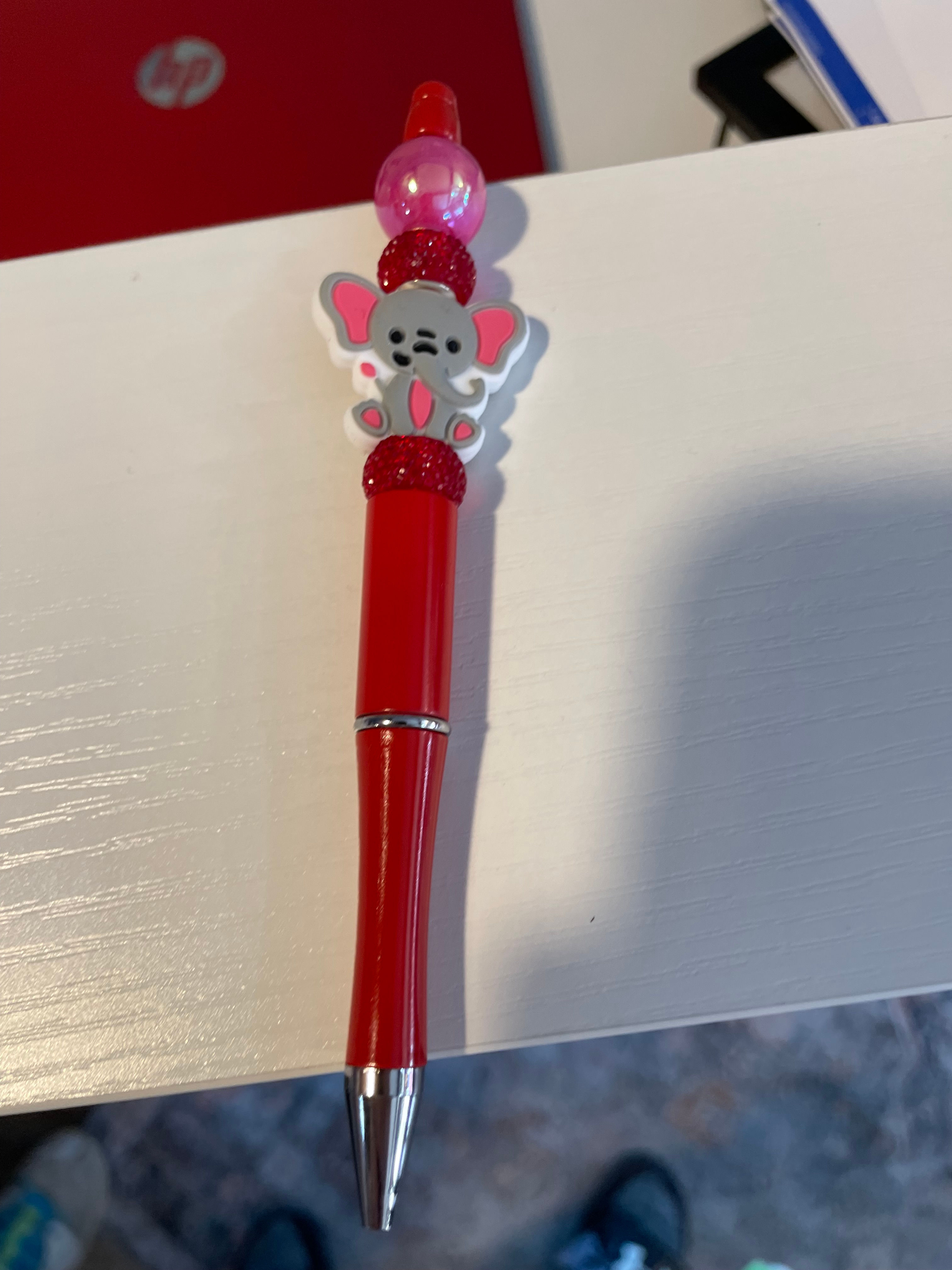 Elephant Topped Pen