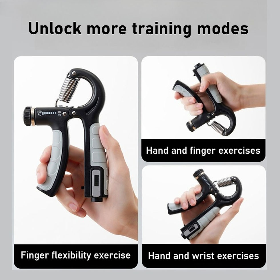 Thumbnail: Grip Strength Trainer Forearm Strengthener Hand Squeezer Adjustable Resistance H