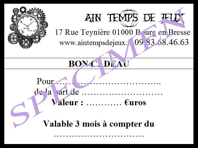 BON CADEAU