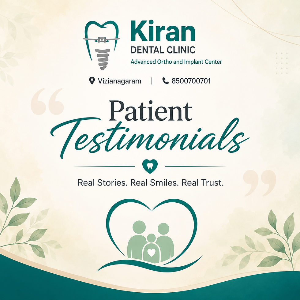 How to Cure Bleeding Gums and Bad Breath: A Patient's Real Experience at Kiran Dental Clinic