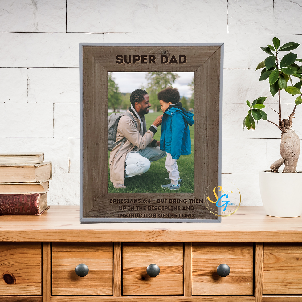 Miniatura: Custom Engraved Photo Frame With Print 5"x7"
