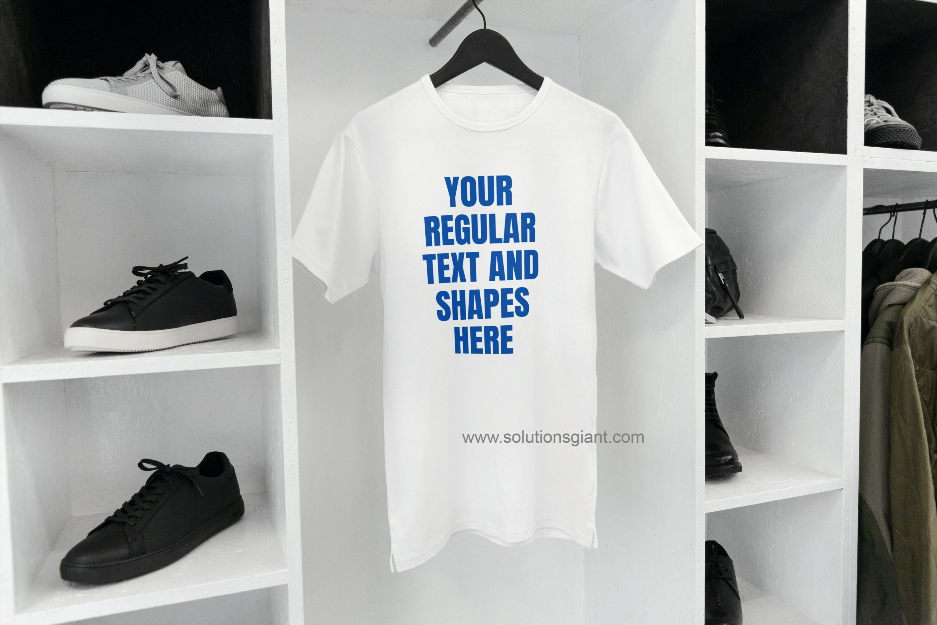 Print Regular Text and Shapes