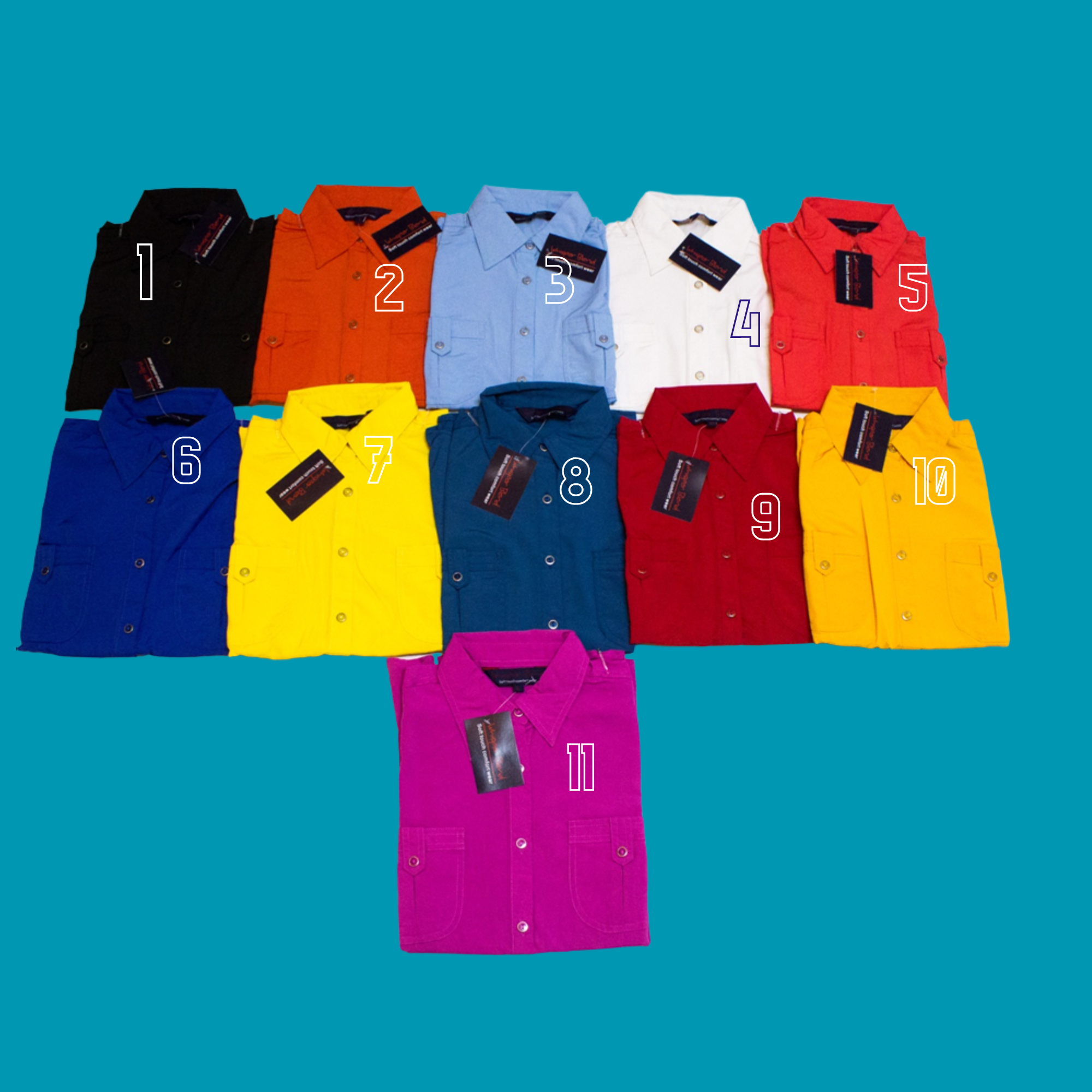 Female Whisper Blend Oxford Shirts - Pack of 6