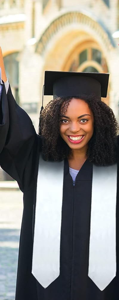 Thumbnail: 50 Personalized Satin Graduation Stole