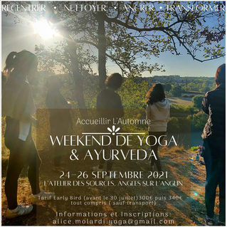 Yoga et Ayurveda - 24-26 septembre 2021