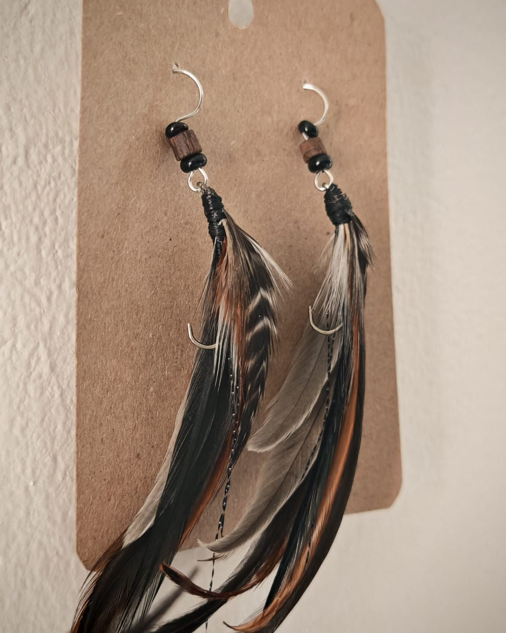 Feather Earrings - Earth & Air Spirit