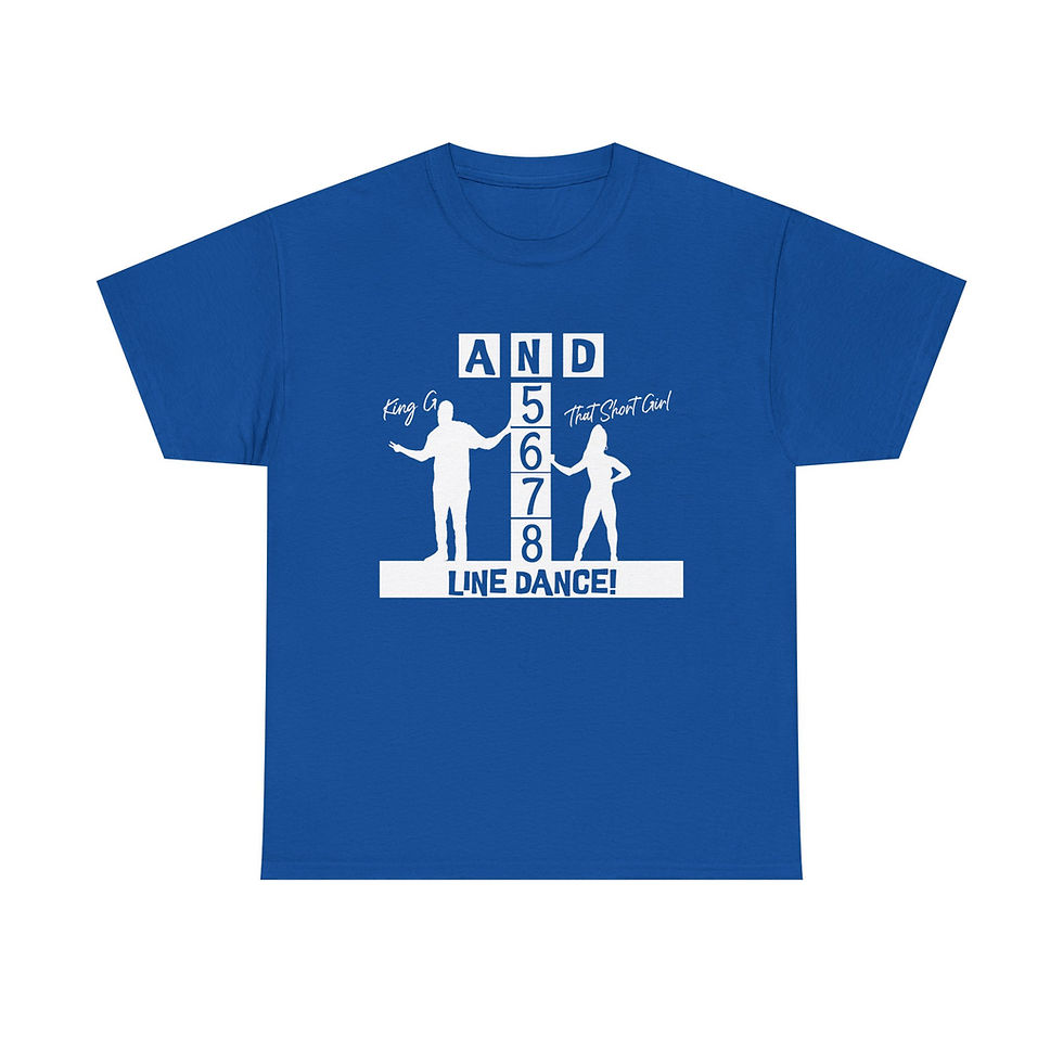 Thumbnail: And 5678 Line Dance Sup-PORTER T-Shirt - Show Your Support!