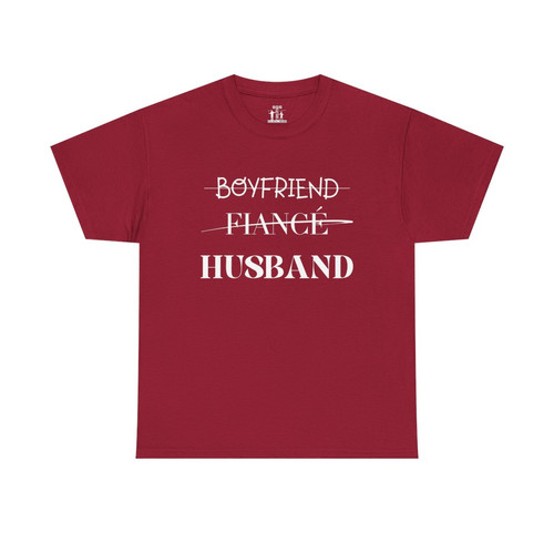 From Boyfriend to Husband T-shirt: Relationship Status Upgrade Tee