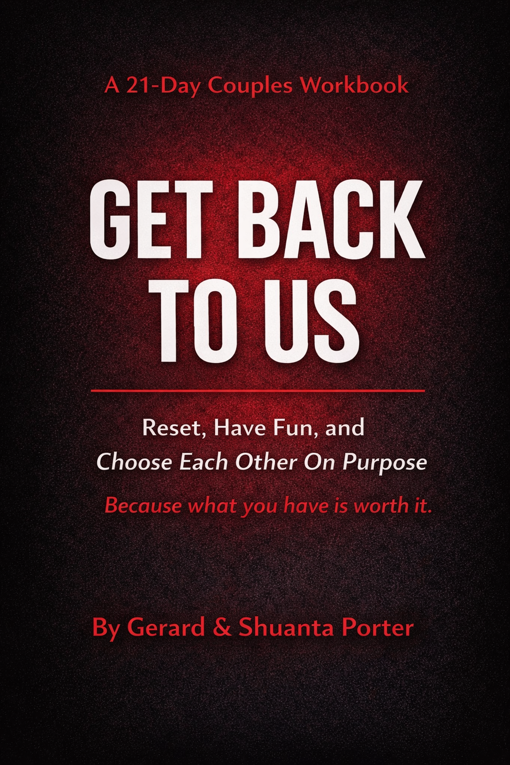 Get Back to Us - 21 Day Couples Workbook