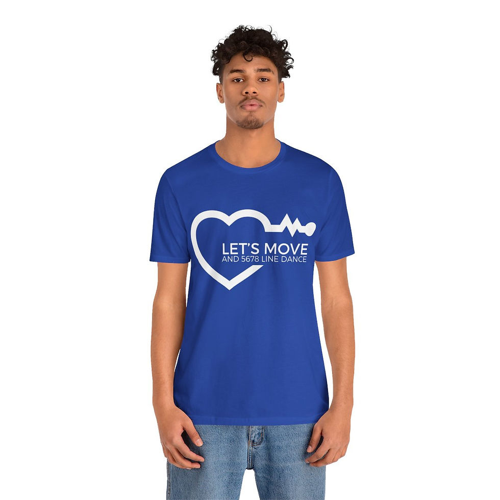 Thumbnail: Let's Move Heartbeat T-Shirt - 5678 Line Dance Campaign