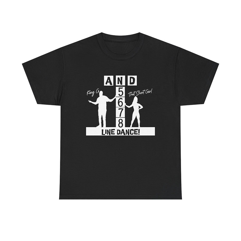 Thumbnail: And 5678 Line Dance Sup-PORTER T-Shirt - Show Your Support!
