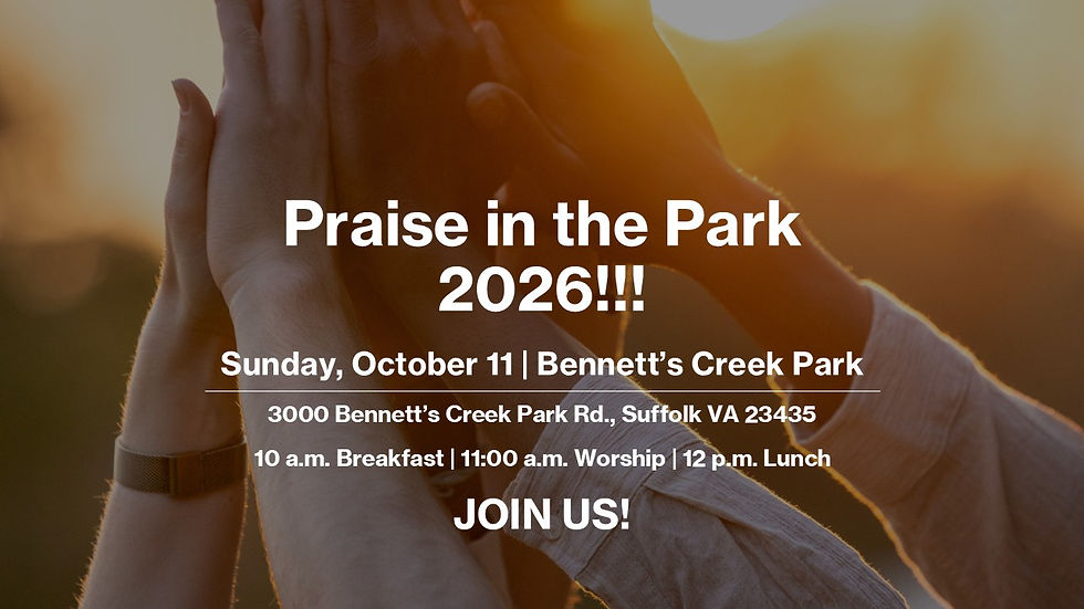 Praise in the Park 2026 