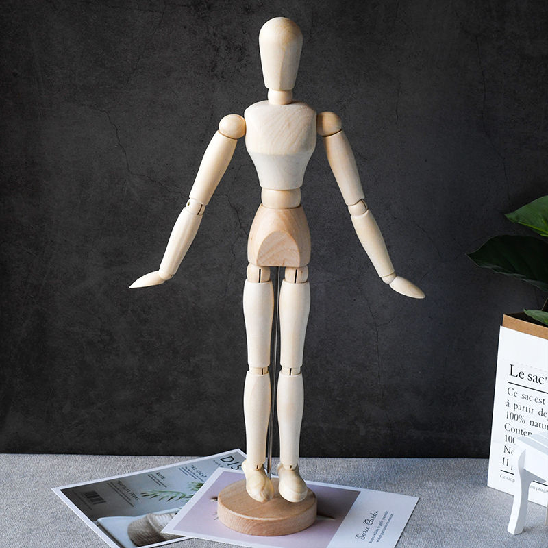 Thumbnail: Rotatable Mannequins Activity Joint Wooden 16" 40CM