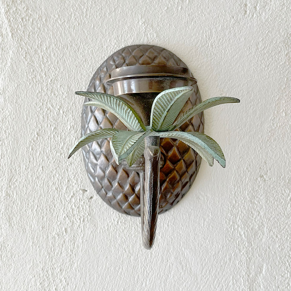 Thumbnail: Vintage Palm Round Sconce