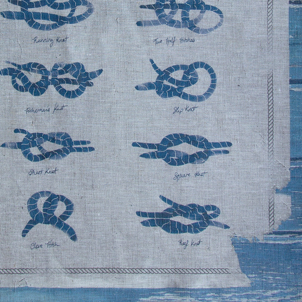 Thumbnail: Nautical Knots Tea Towel