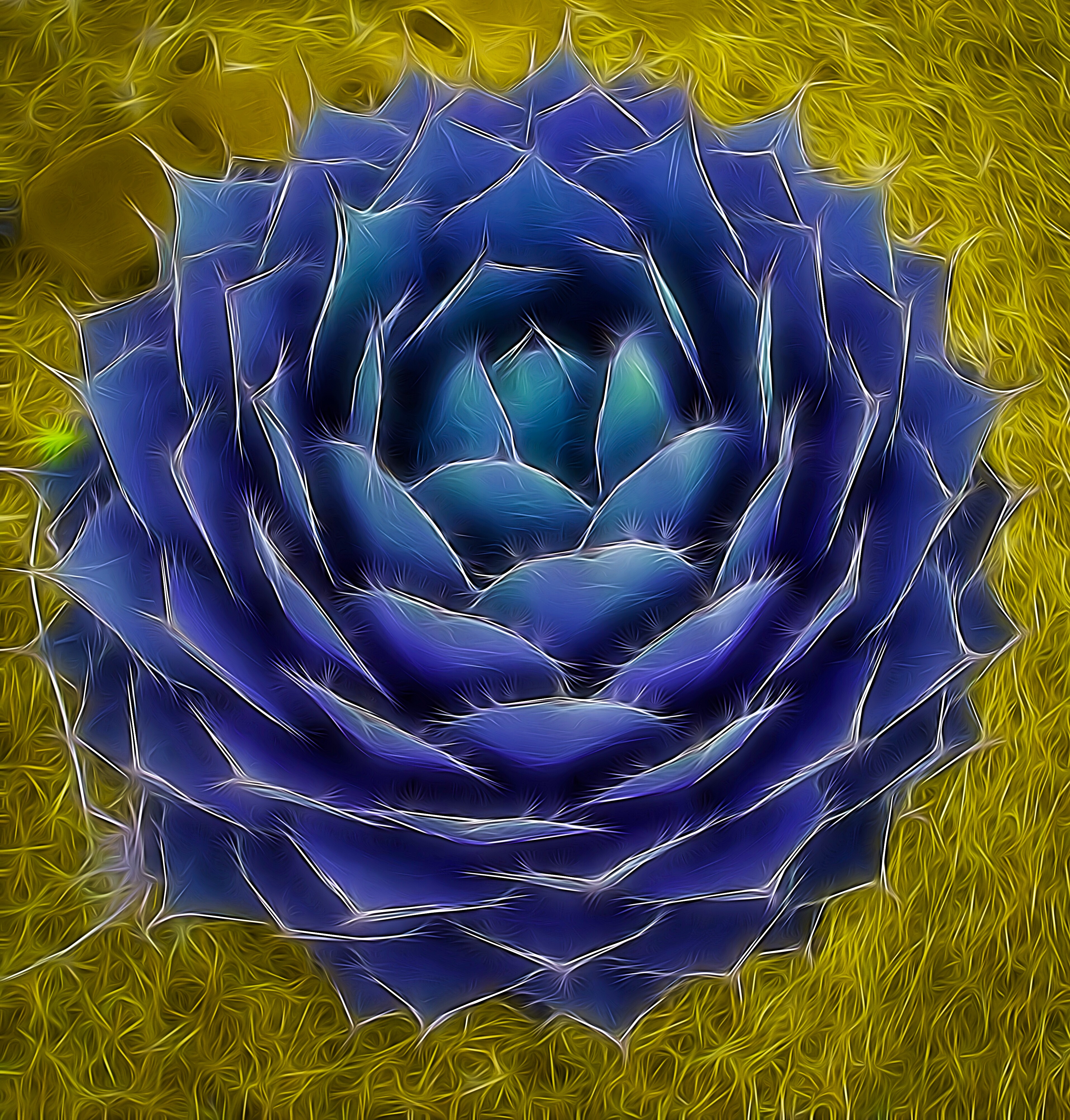 Artistic Agave Purple/ Chartreuse