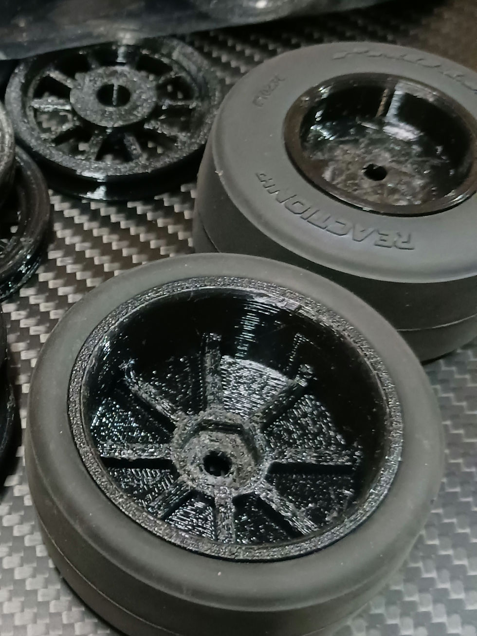 Thumbnail: 1/16 scale losi 12mm conversion rims 