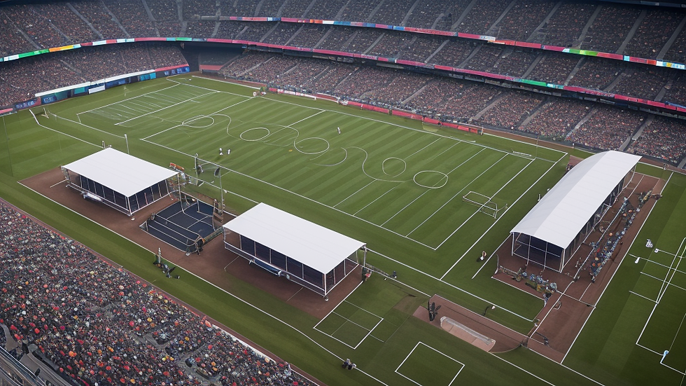 Athlete Privacy on Game Day: Keeping Our IT Networks Safe Amidst Mobile Ticketing & More — isometric vector — Sports & Entertainment Tech