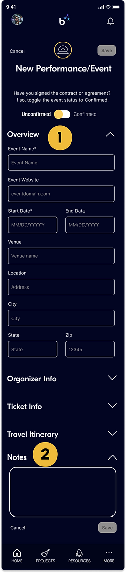 iterations toggle and helper text before