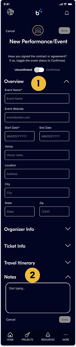 iterations toggle and helper text after