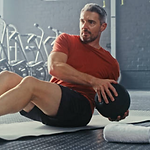 mature man exercising
