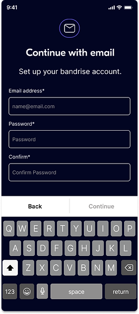 bandrise email setup