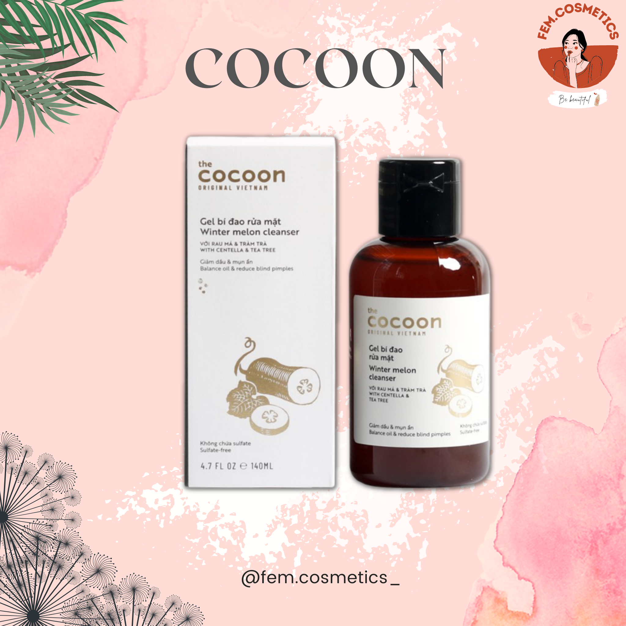 Sữa rửa mặt Cocoon