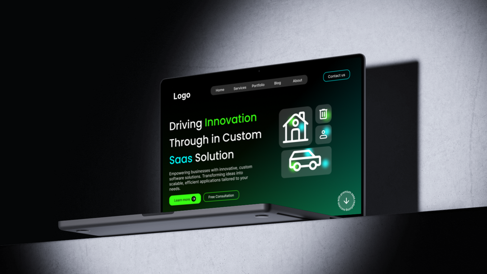 Software Company Landing Page 