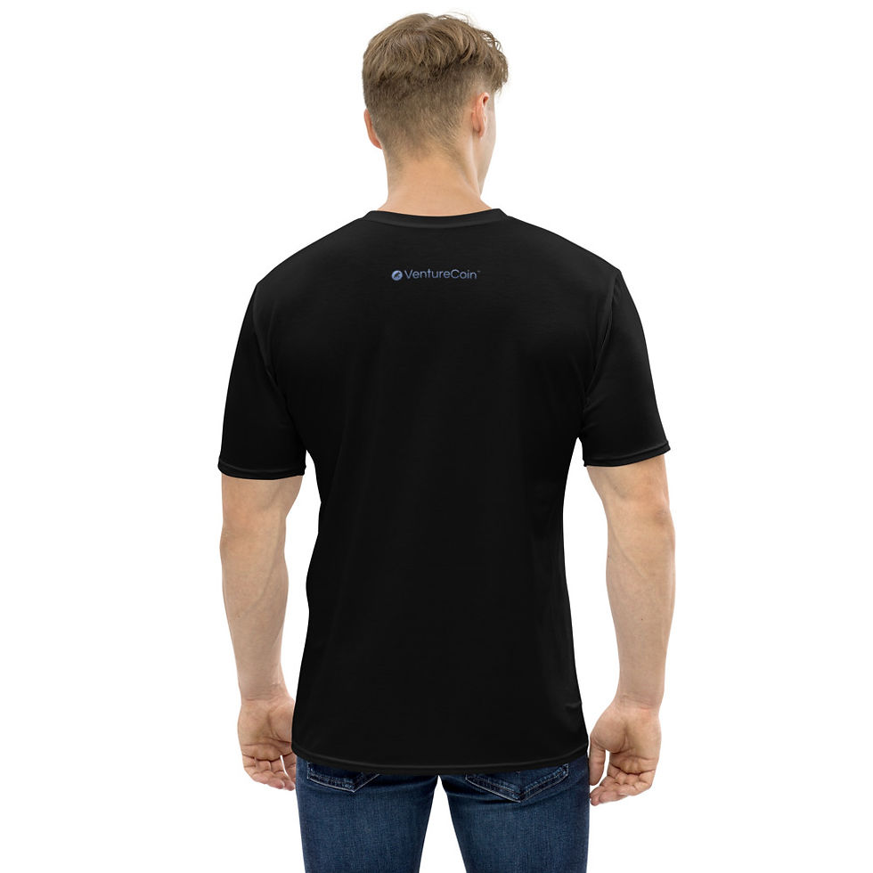 Thumbnail: VentureCoin™ Men's Black Bull T-shirt