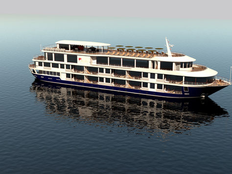 Launching Mon Cheri II five - stars cruise, designed by VISEC