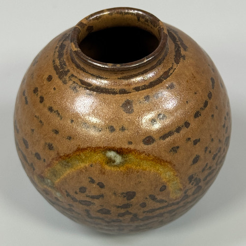 摸）中興名物 岩城文琳茶入（仕覆：鳥襷緞子） | seishodo.com