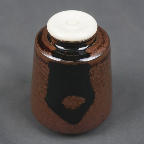 広沢手 茶入 茶道具 仕覆付き 9cm 摸）中興名物 廣澤手茶入（仕覆：撫子緞子） | seishodo.com