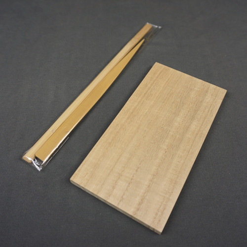 20983/▽葉茶上合セット 糊板/ヘラ 木工芸 茶道具