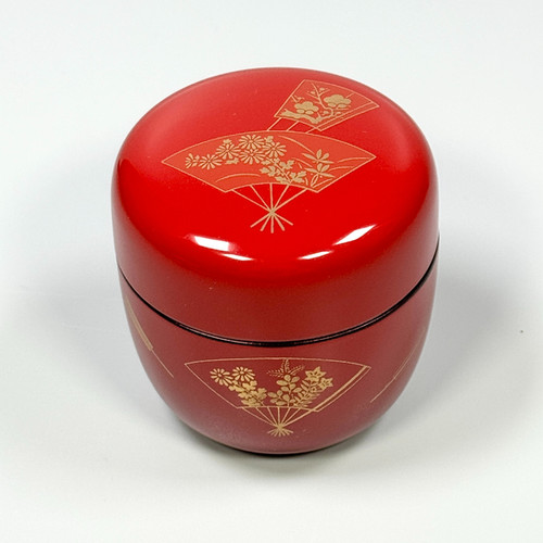 童甫　扇面平棗 扇面蒔絵中棗 | seishodo.com