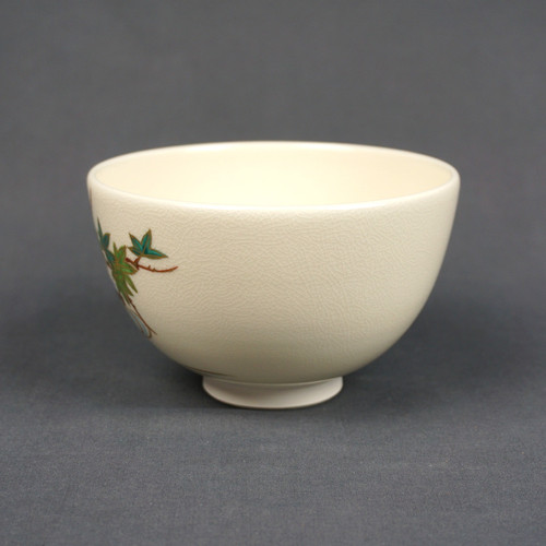 【茶道具】色絵楓文茶碗　粟田焼　小川与山作　京焼　茶碗A299 茶道具】色絵楓文茶碗 粟田焼 小川与山作 京焼 茶碗A299 - メルカリ