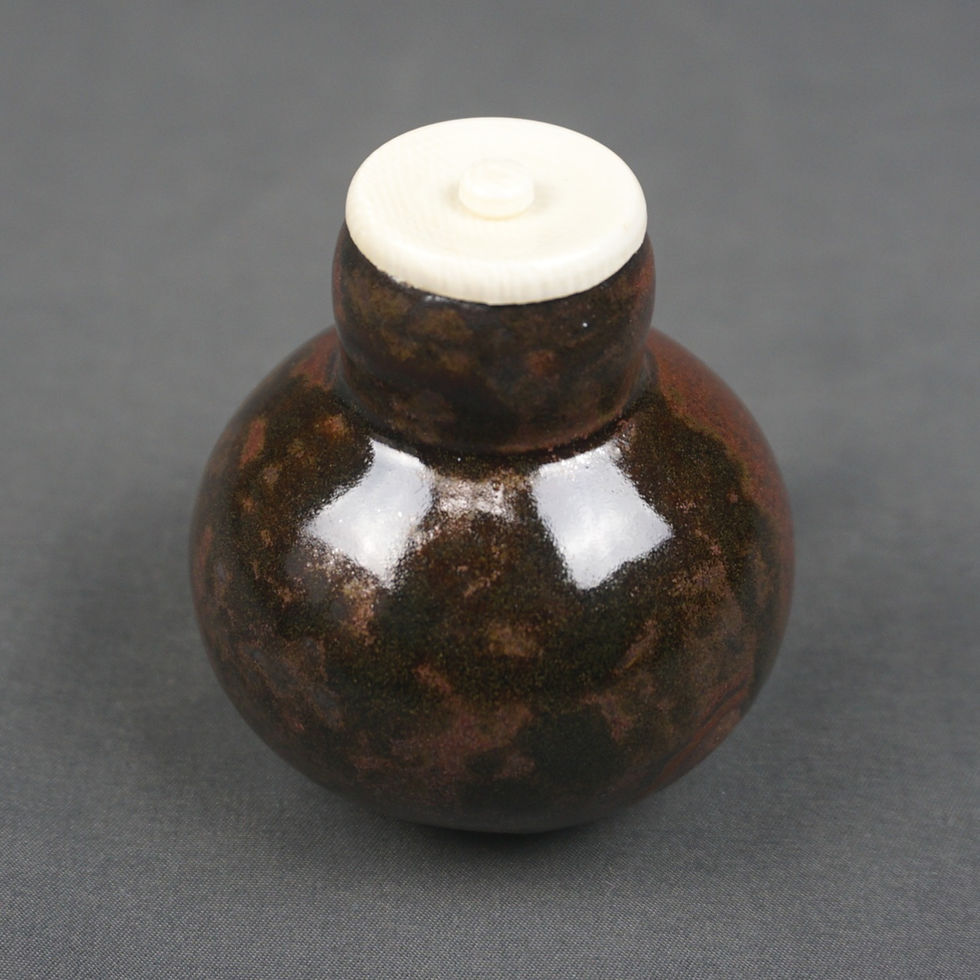 サムネイル： （摸）大名物　上杉瓢箪茶入（仕覆：青木廣東）