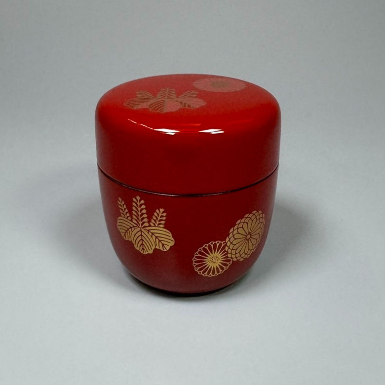 サムネイル： 菊桐蒔絵中棗