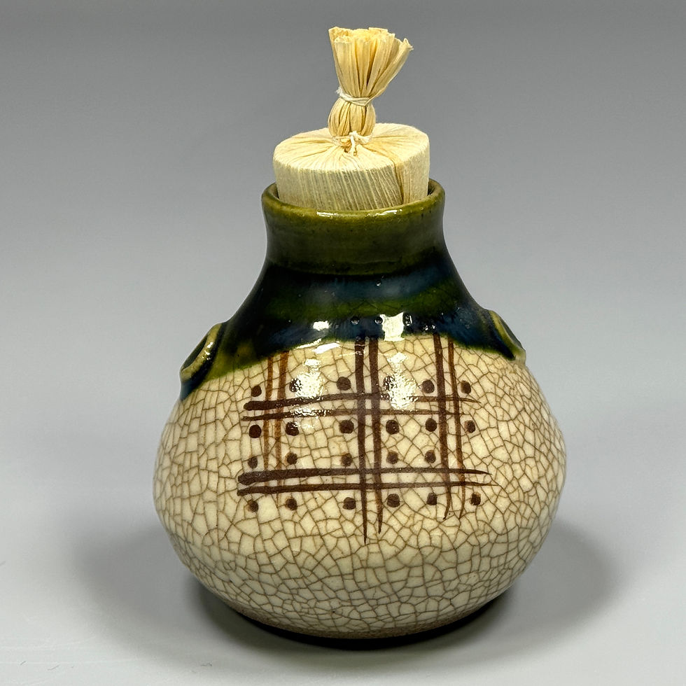 サムネイル： 織部振出・巾筒・茶碗セット