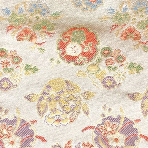 井伊家伝来裂 雪輪に草花文古帛紗 | seishodo.com