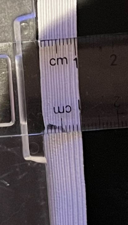 Miniatyrbilde: Buksestrikk  - strikk 11 mm bred