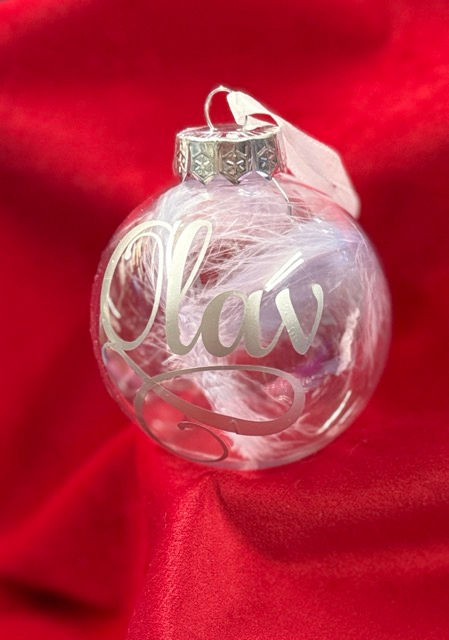 Miniatyrbilde: Gjennomsiktig /klar KULE  str. L, i ett helstøpt plastmateriale m/fjær -