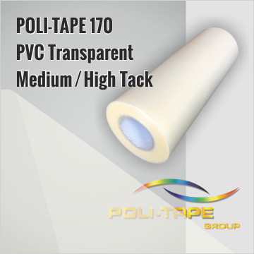 Miniatyrbilde: Poli-tape 170 - 30cm x dm/10cm- Transfertape m/høy klebeevne