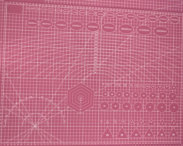 Miniatyrbilde: Stor selvhelende 3lags skjærematte, 60 x 90cm - A1 - 3lags - mm tykk