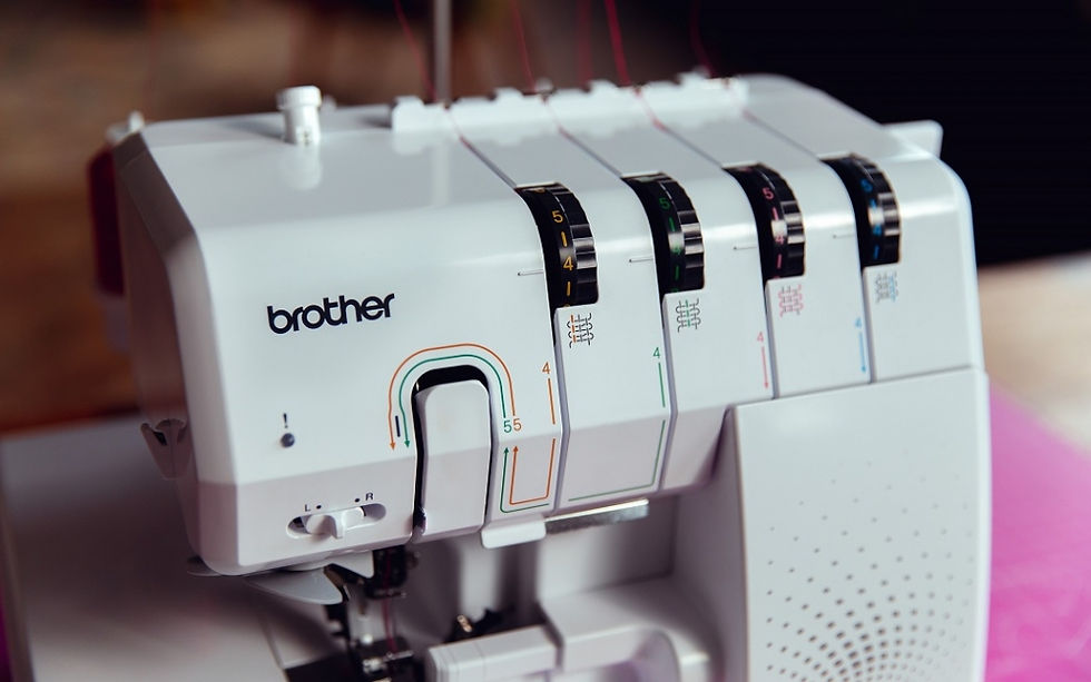 Miniatyrbilde: Brother Airflow 3000 Overlock NYHET med elektronisk lufttreer