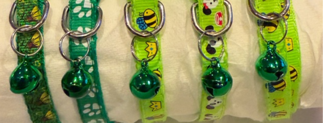 Miniatyrbilde: Halsbånd m/easy snap/selvutløsetil katter - flere farger tilgjengerlig