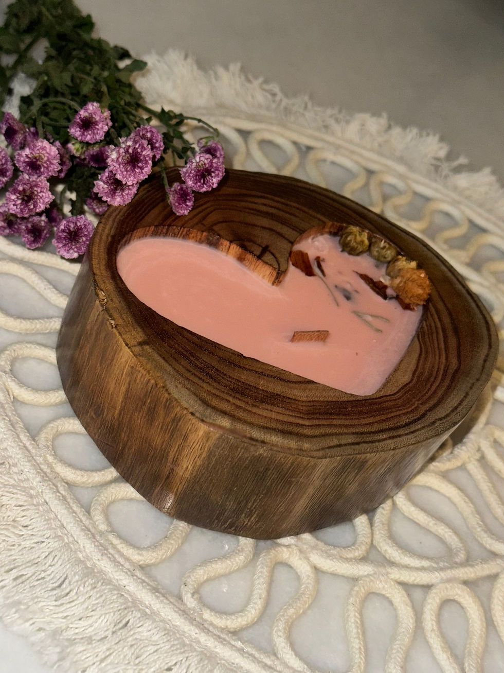 Thumbnail: Wooden Heart candle