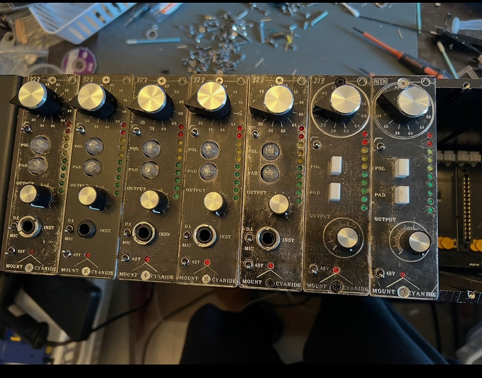 Thumbnail: Custom 500 Series Metalwork for 818 Preamp Project