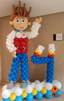 patrulha canina com balões