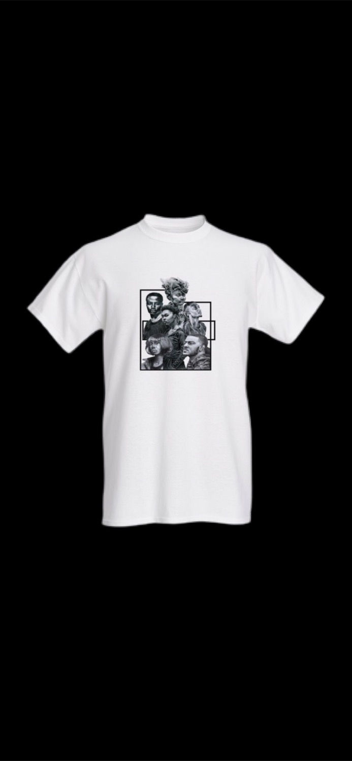 Thumbnail: Art Print T-shirt in Color White